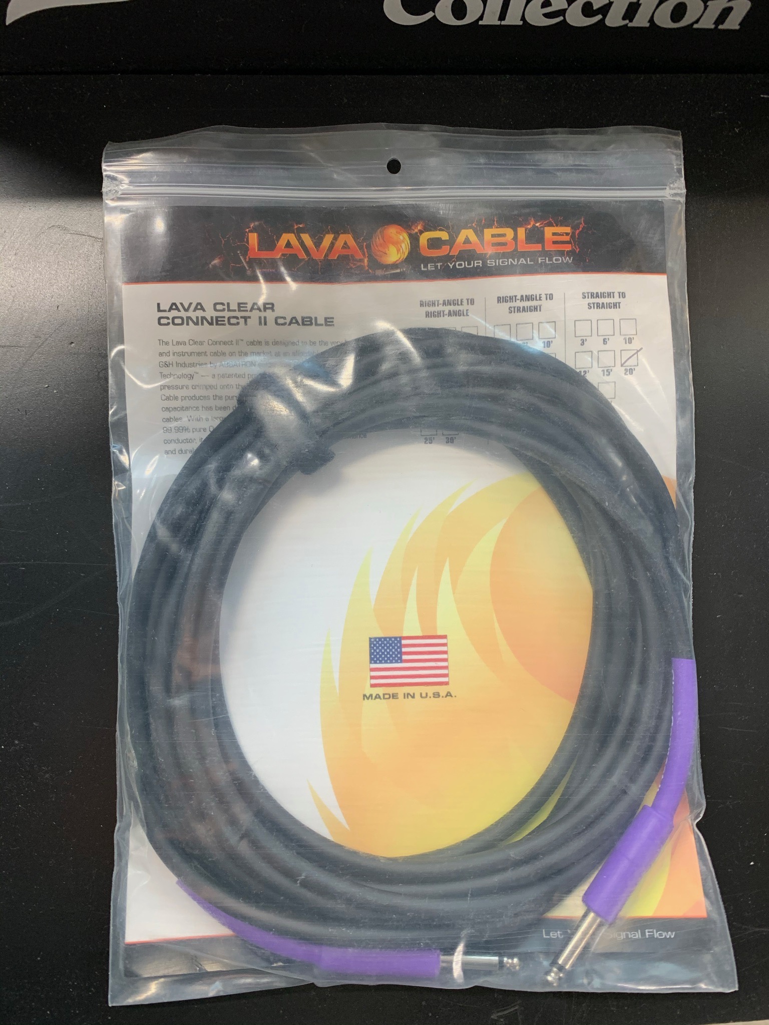 Lava Cable - Clear Connect II- ST/ST -20ft