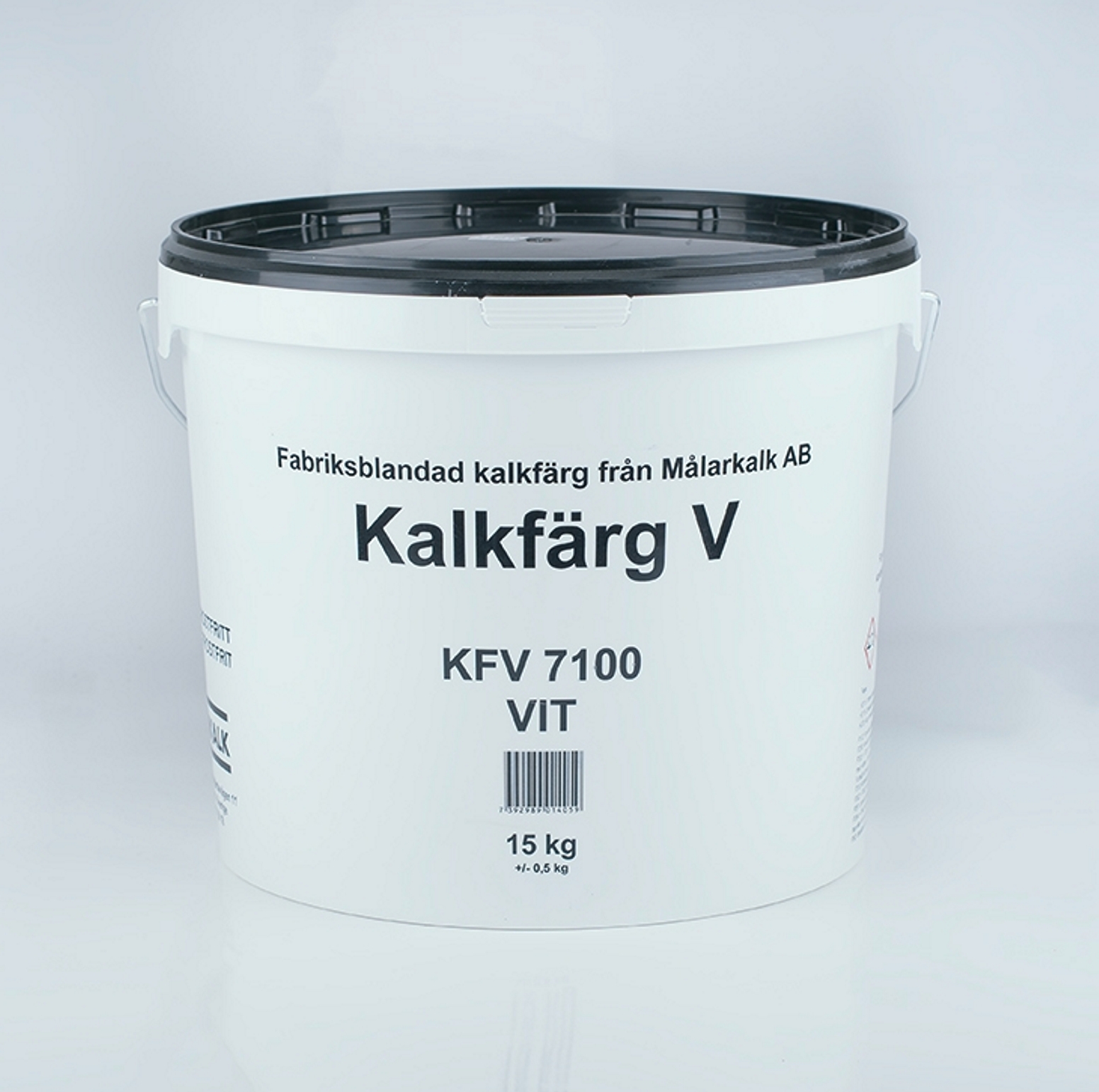 Kalkfärg V, Vit, 15 kg/hink