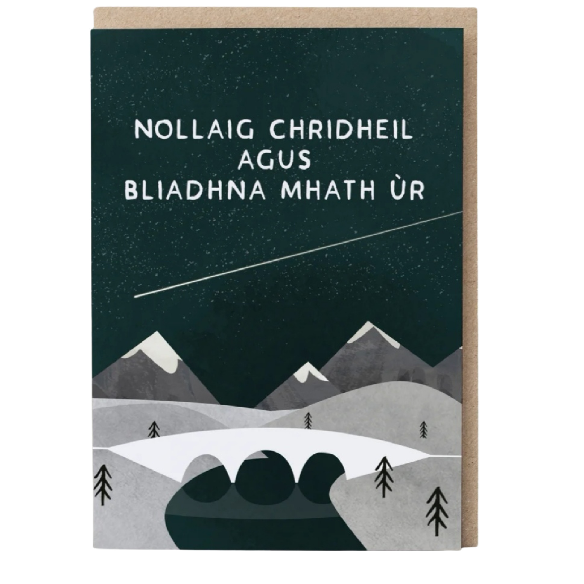 Card - Nollaig Chridheil Gaelic Christmas Card