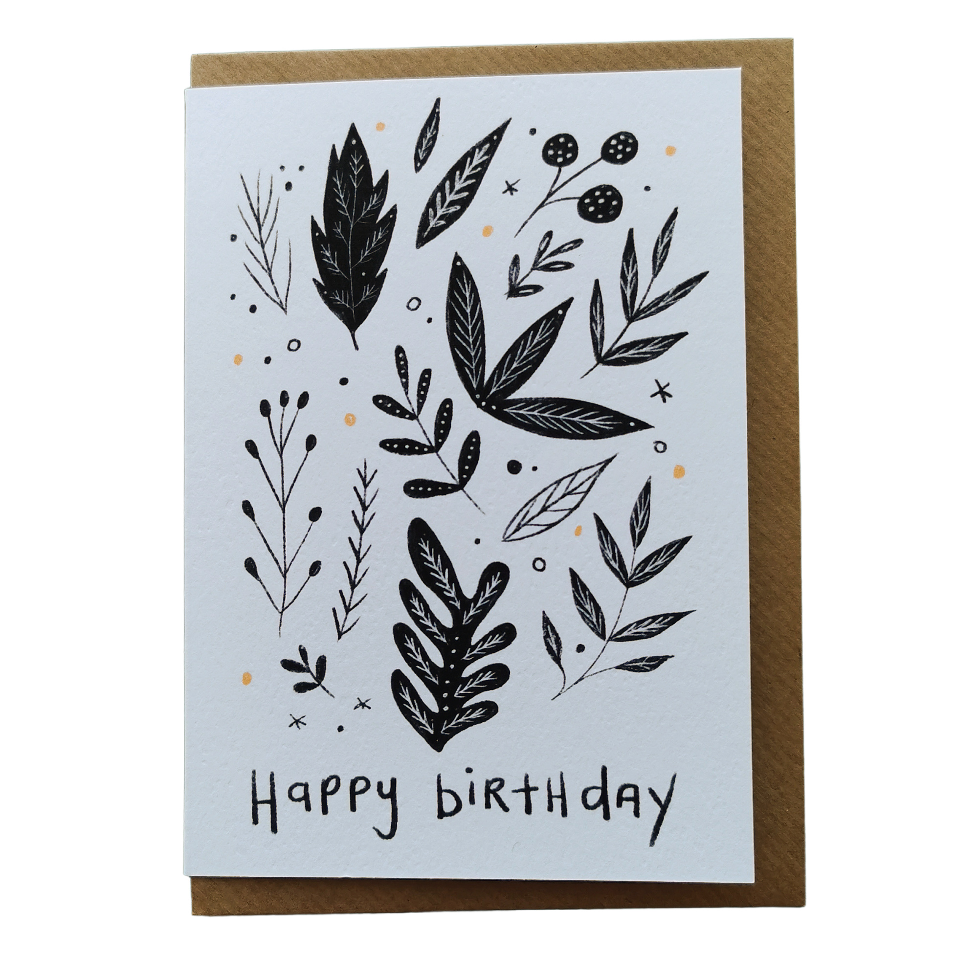 Botanical Happy Birthday Card by Juniper Press
