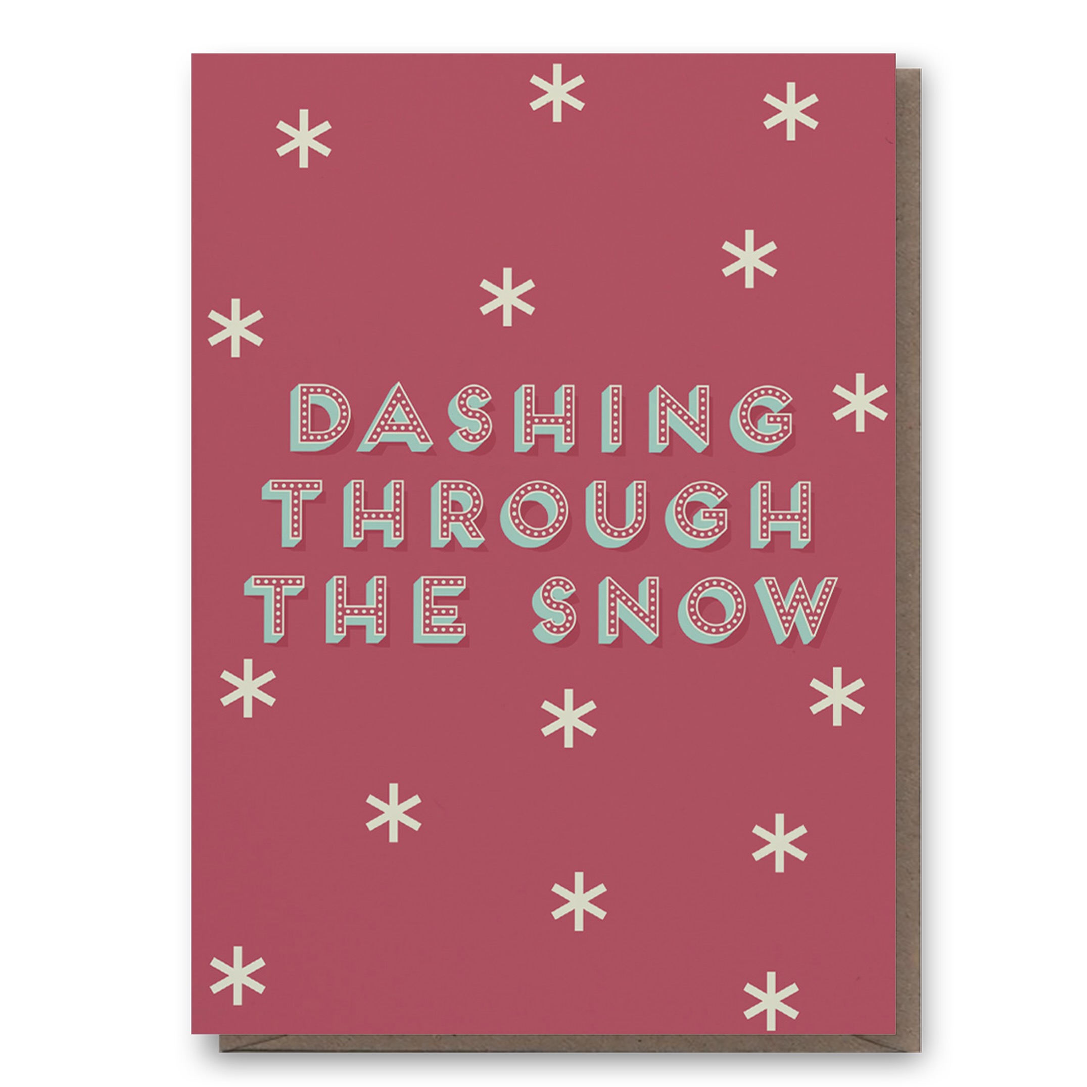 Card - Dashing Through the Snow