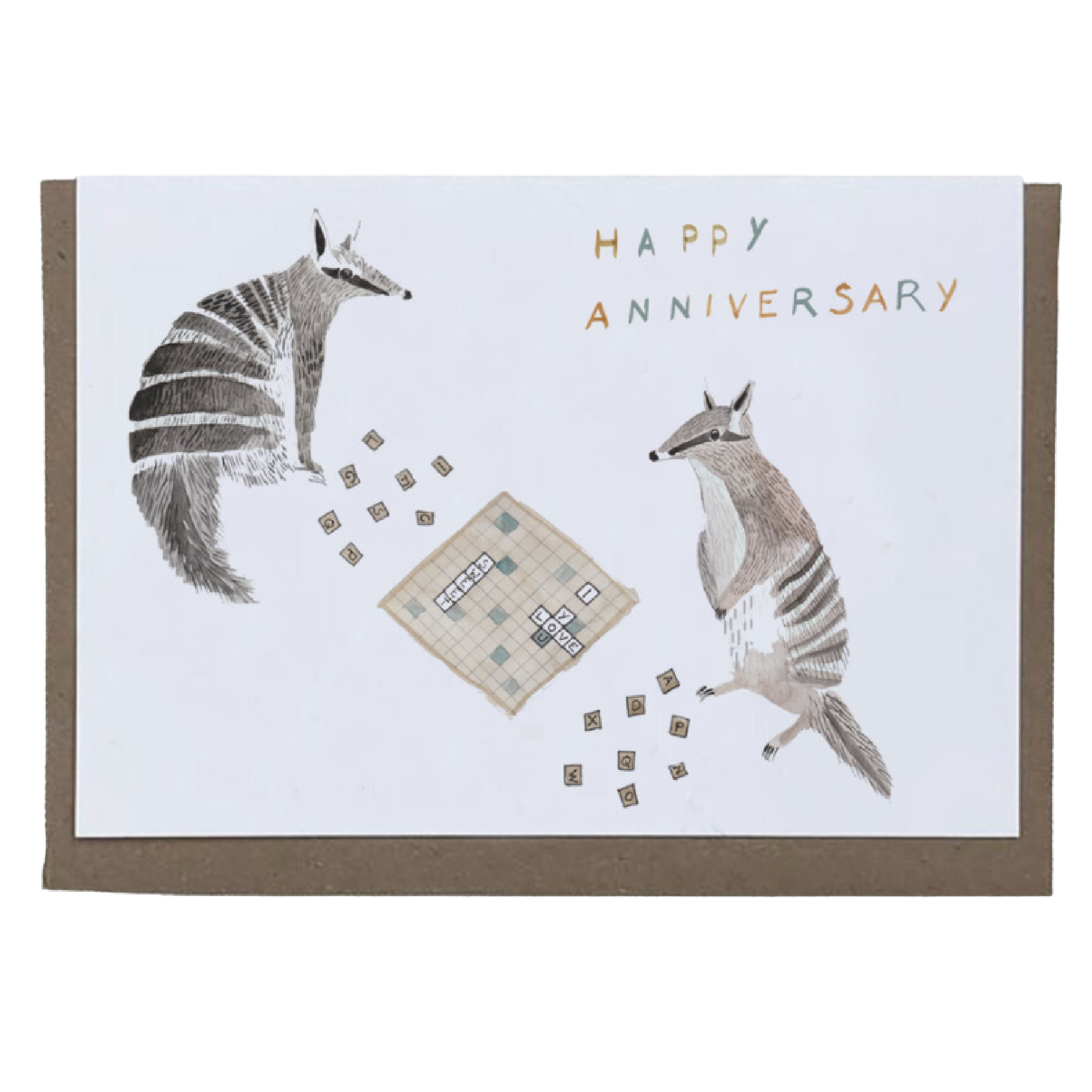 Card - Happy Anniversary Alf and Shirley