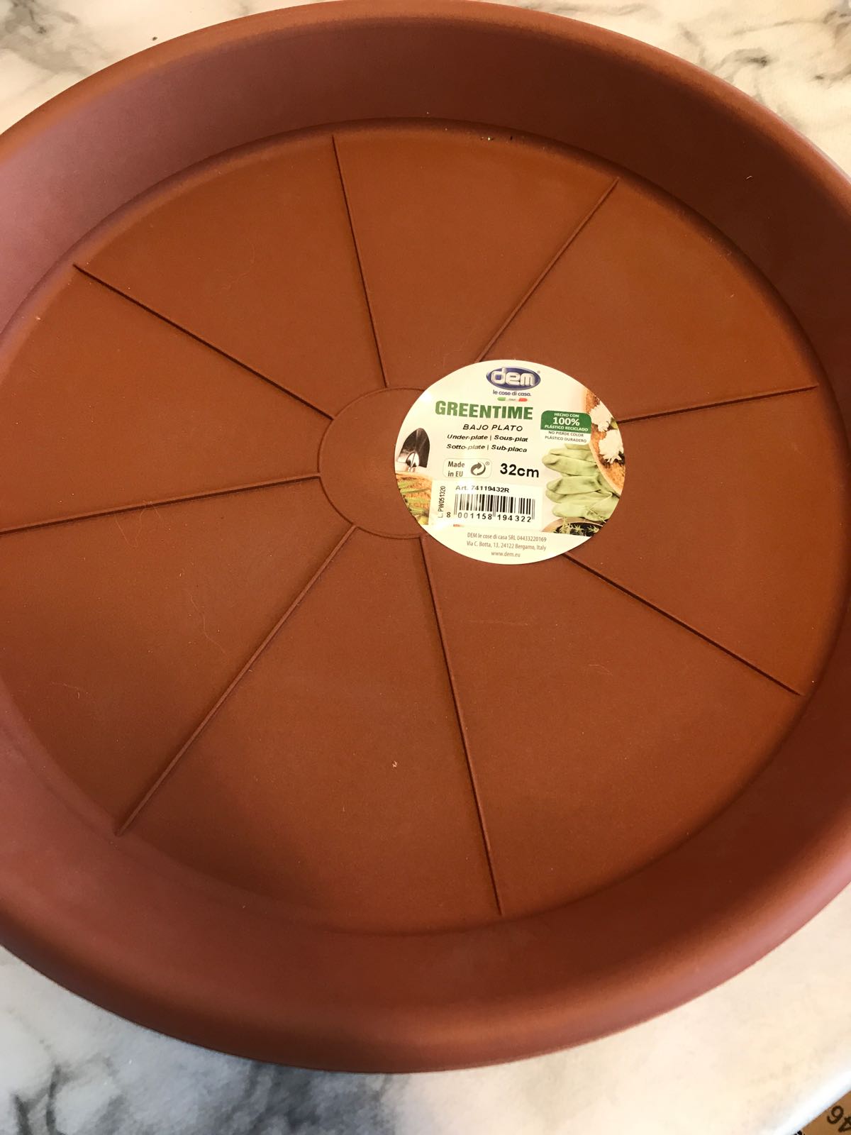 Blommfat 32 cm plast