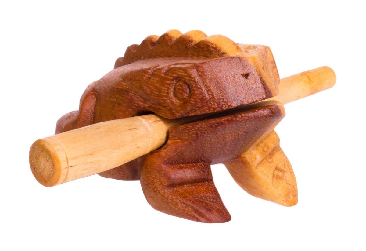 Froggy, 9cm, soft-wood scraper