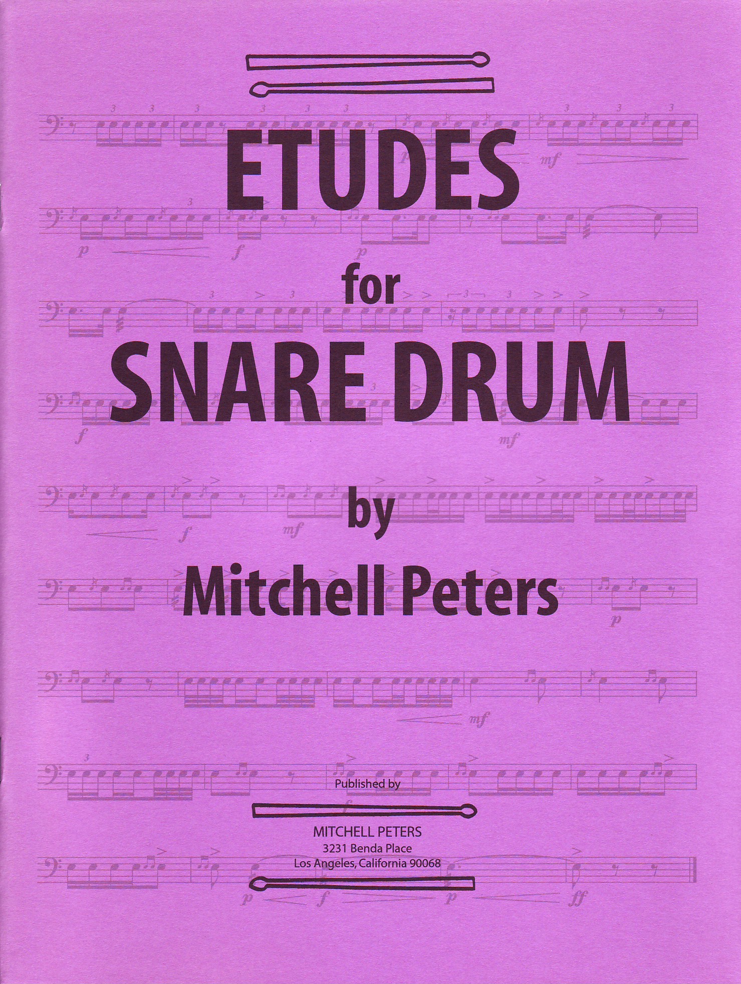 Peters, Mitchell: Etudes for Snare Drum