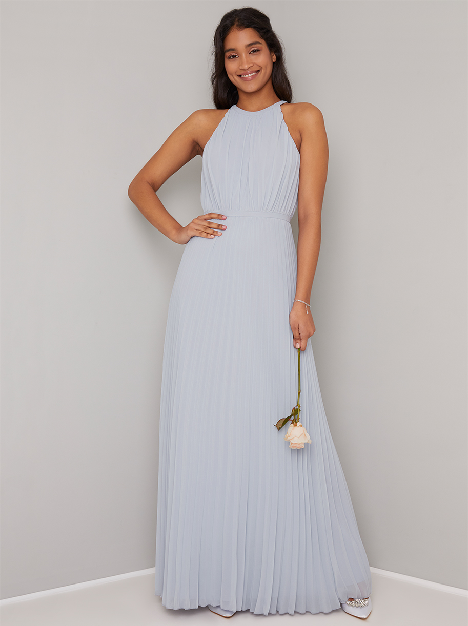 Morghan Pleasted Maxi Dress
