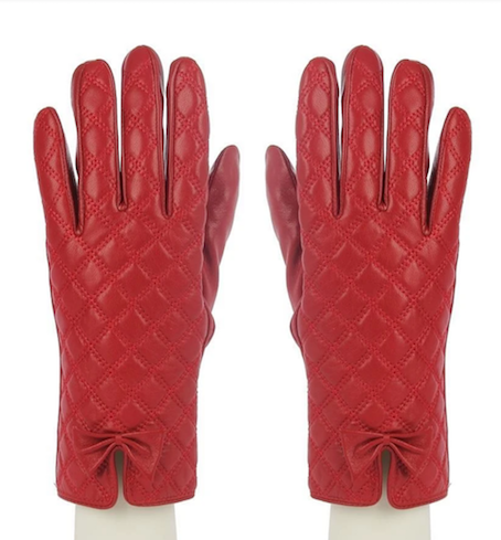 2581 Leather Square Quilted Gloves