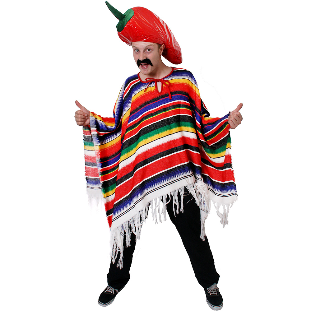 MENS/COUNTRIES/LUXURY MEXICAN PONCHO