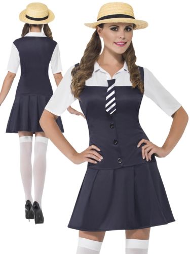WOMAN/UNIFORMS/School Girl Costume, Black