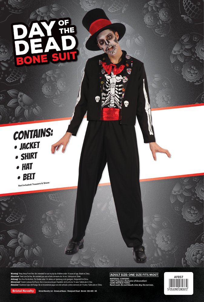 MENS/HALLOWEEN/DAY OF THE DEAD SUIT