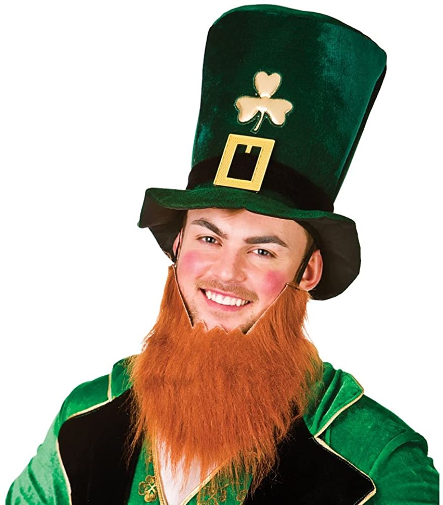 ACCESSORIES/HATS & HEADBANDS/ ST PATRICKS DAY TOPPER WITH BEARD