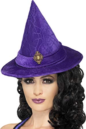 ACCESSORIES/HATS & HEADBANDS/Elegant Witch Hat