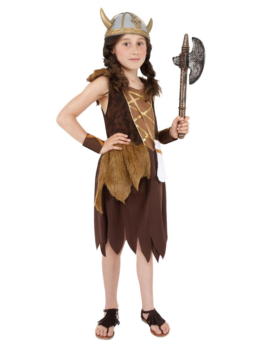 GIRLS/HISTORY/Viking Girl Costume, Brown