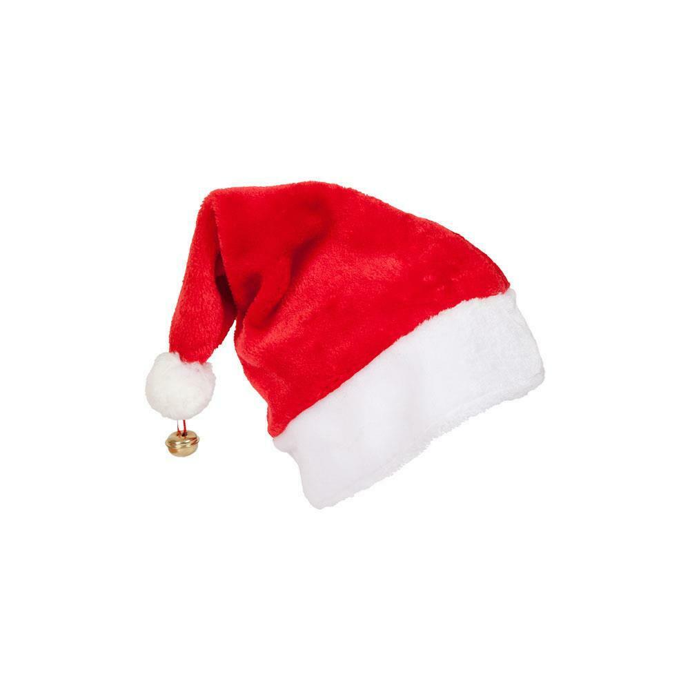 ACCESSORIES/HATS & HEADBANDS/SANTA HAT WITH BELL