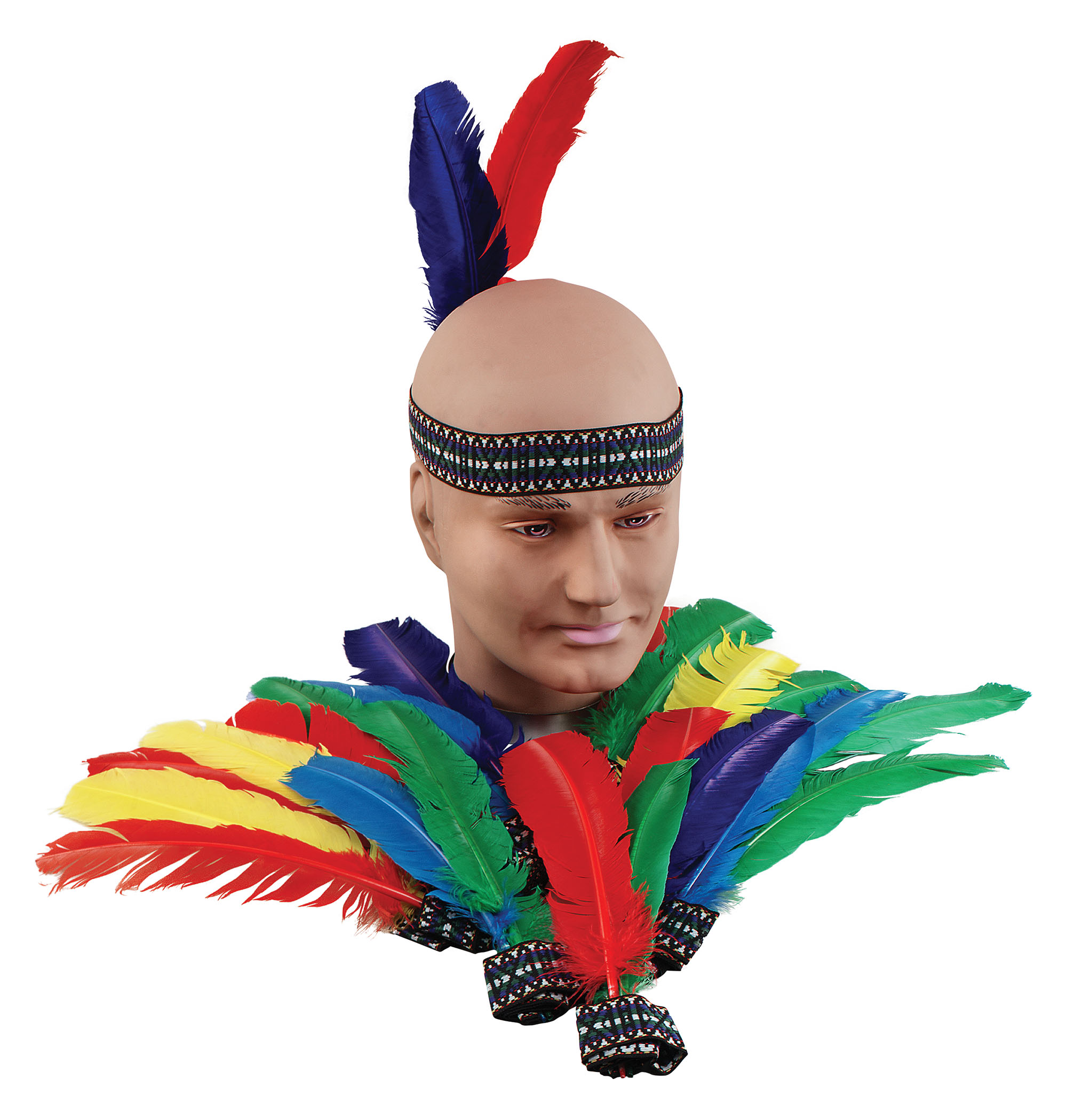 ACCESSORIES/HATS & HEADBANDS/Indian Headband 2 Feathers