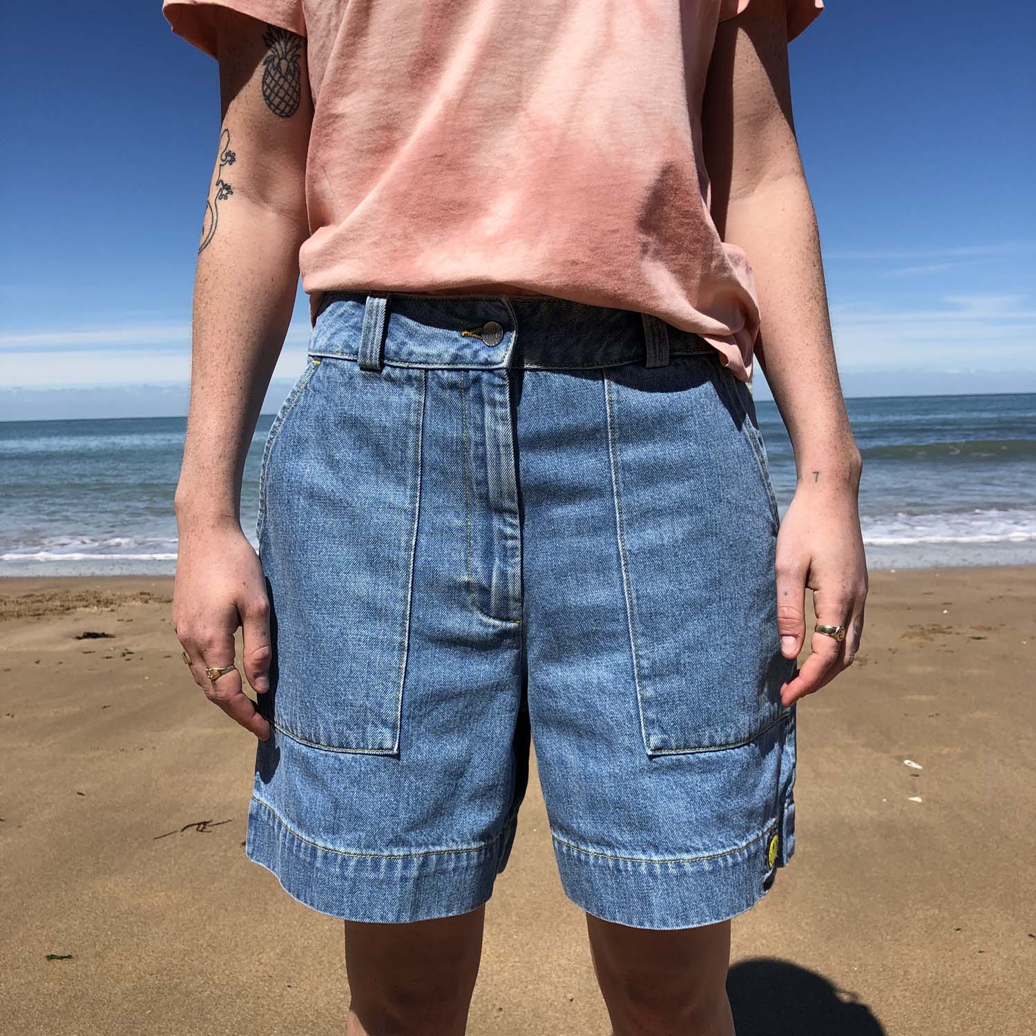 kings of indigo shorts