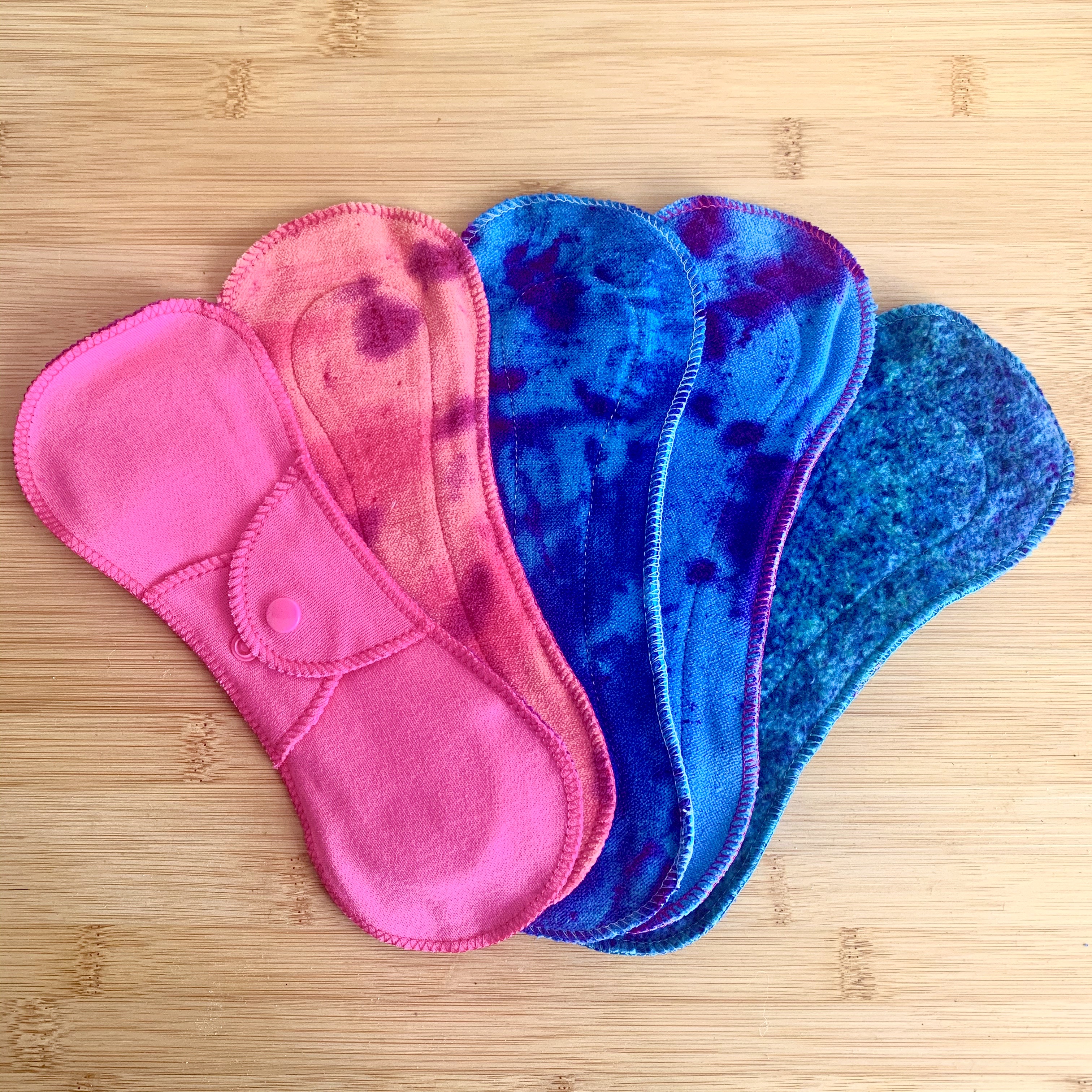 Organic Cotton Washable Period Pads - The Refill Box