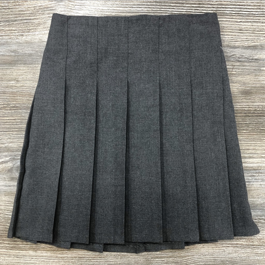 trutex grey pleated skirt