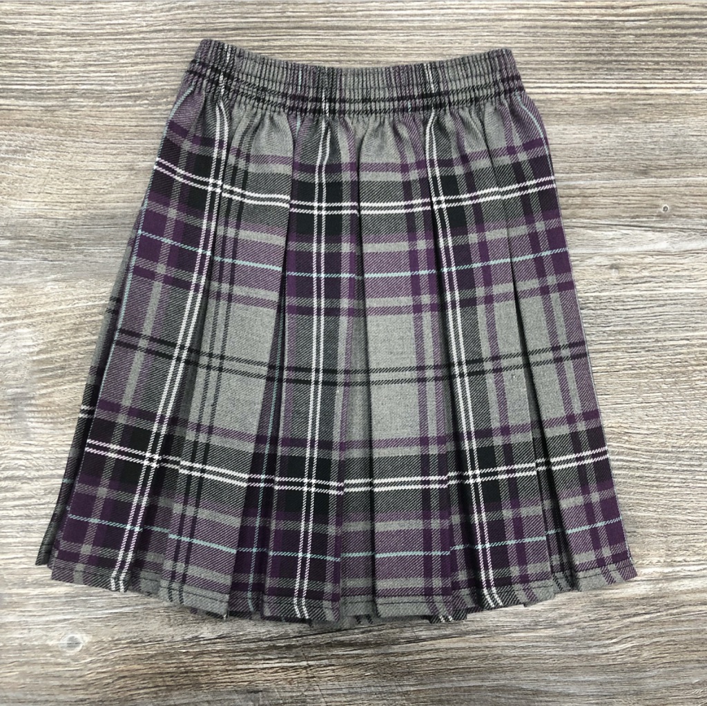 Purple Tartan Skirt 