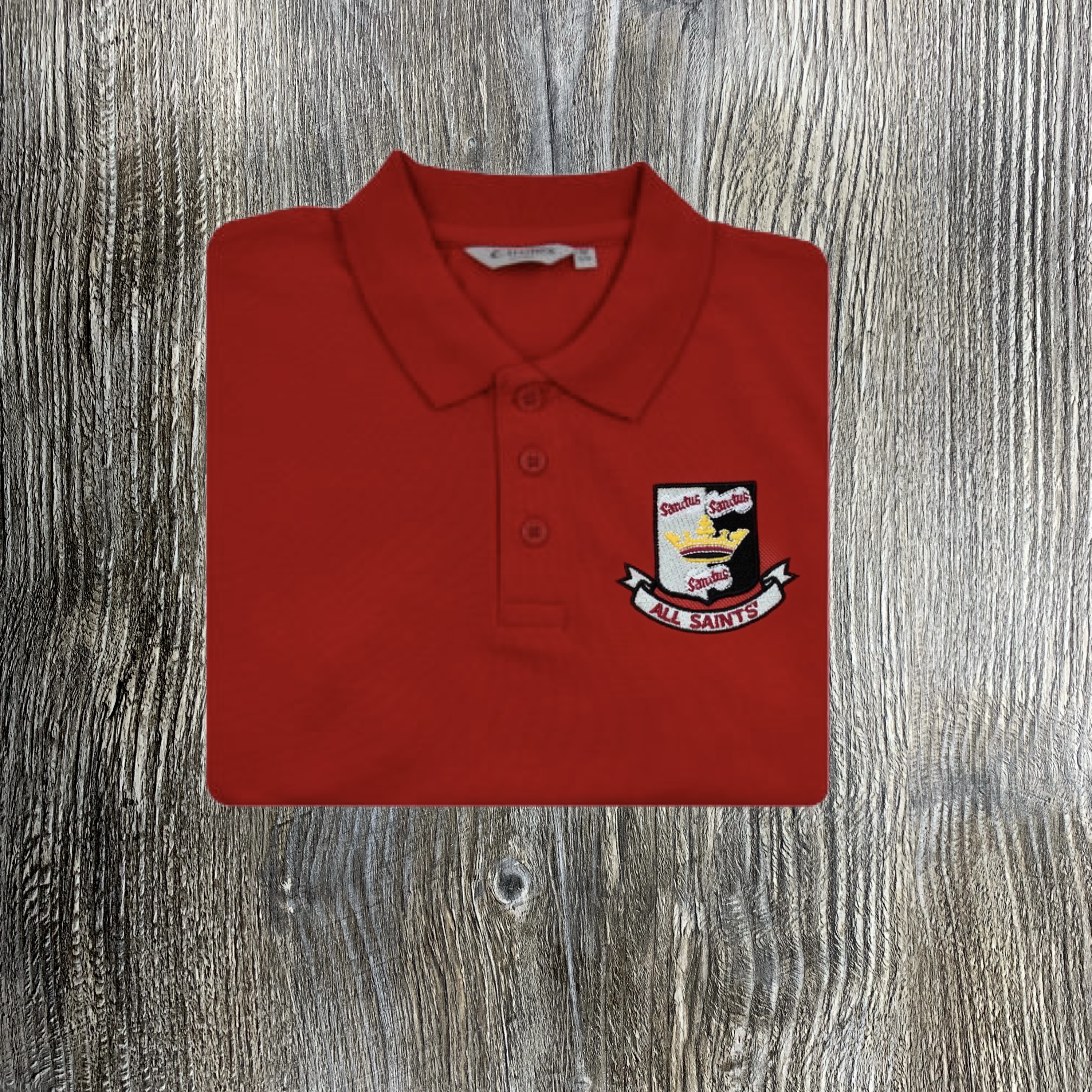 All Saints’ Red Polo