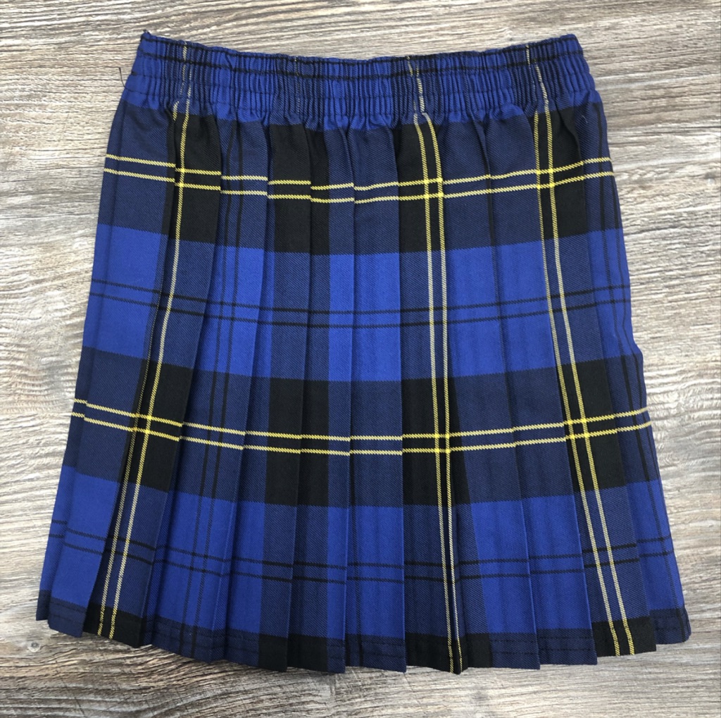 Skye Royal Blue Tartan Skirt 