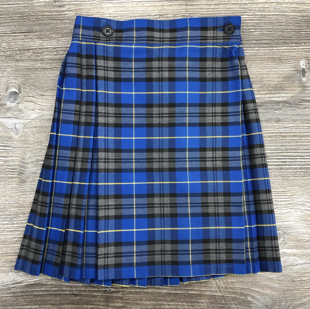 blue tartan kilt