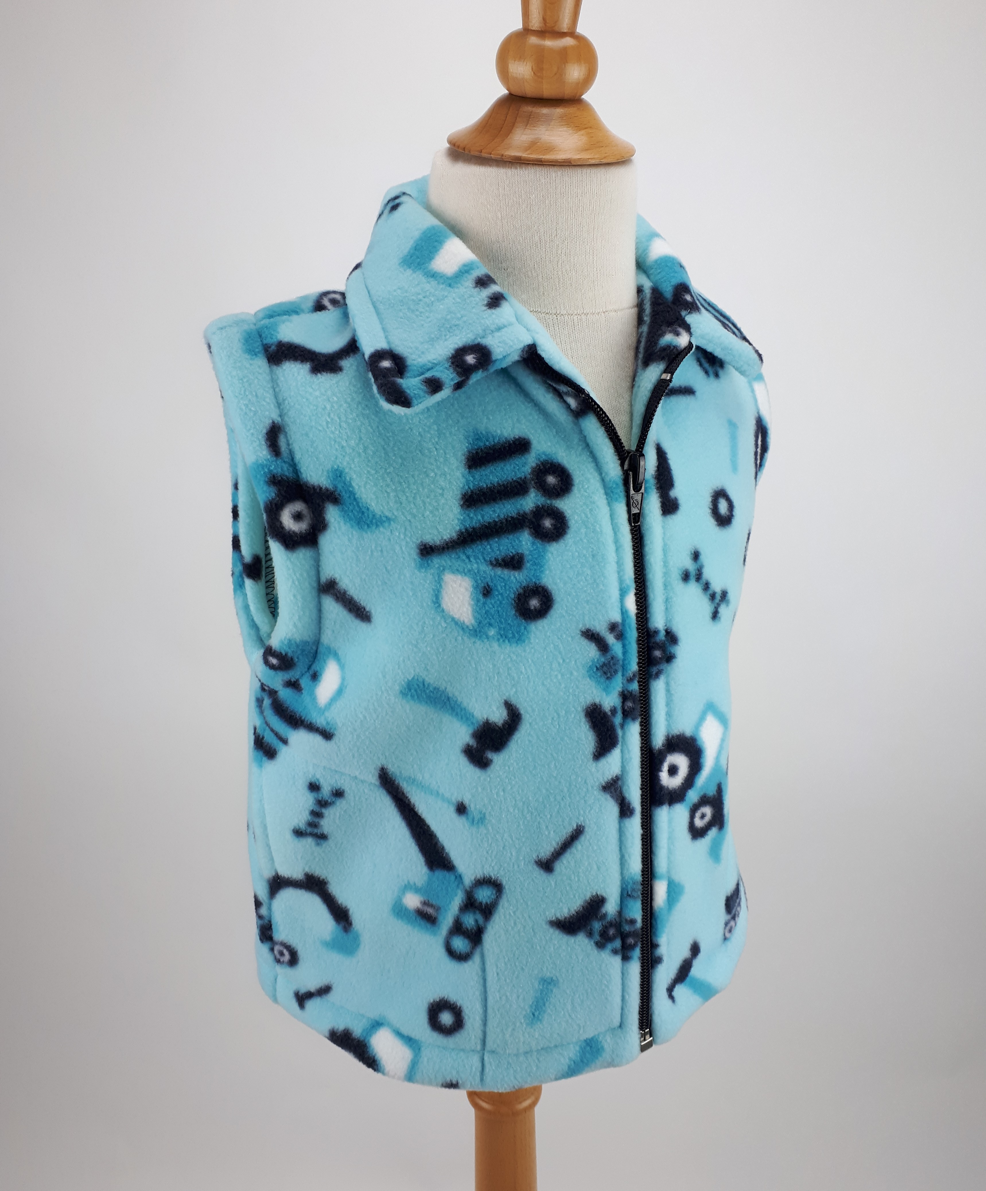 Turquoise Diggers Gilet