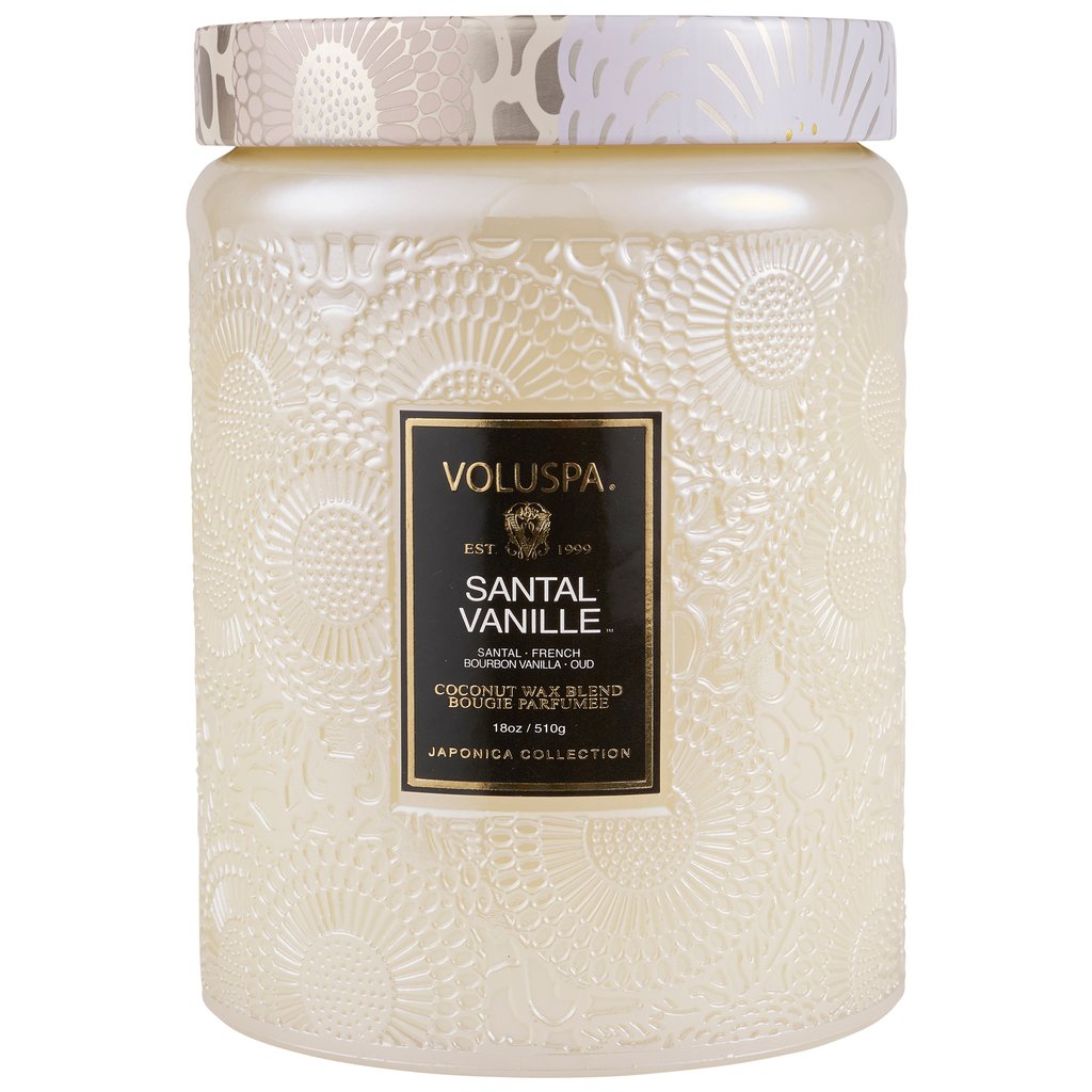 SANTAL VANILLE LARGE JAR CANDLE