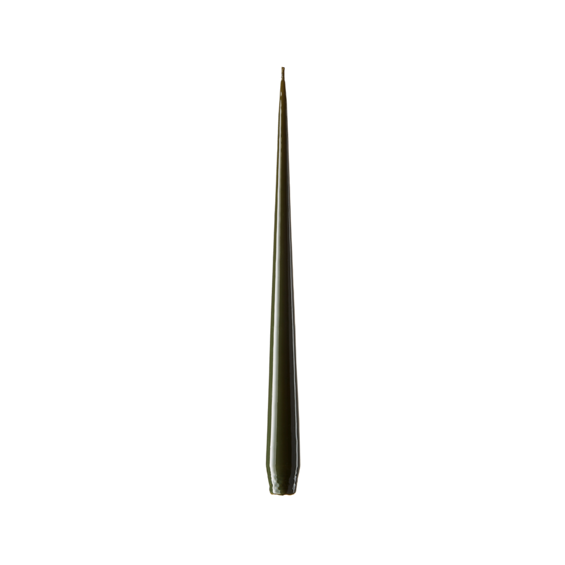 CANDLE DARK OLIVE GREEN
