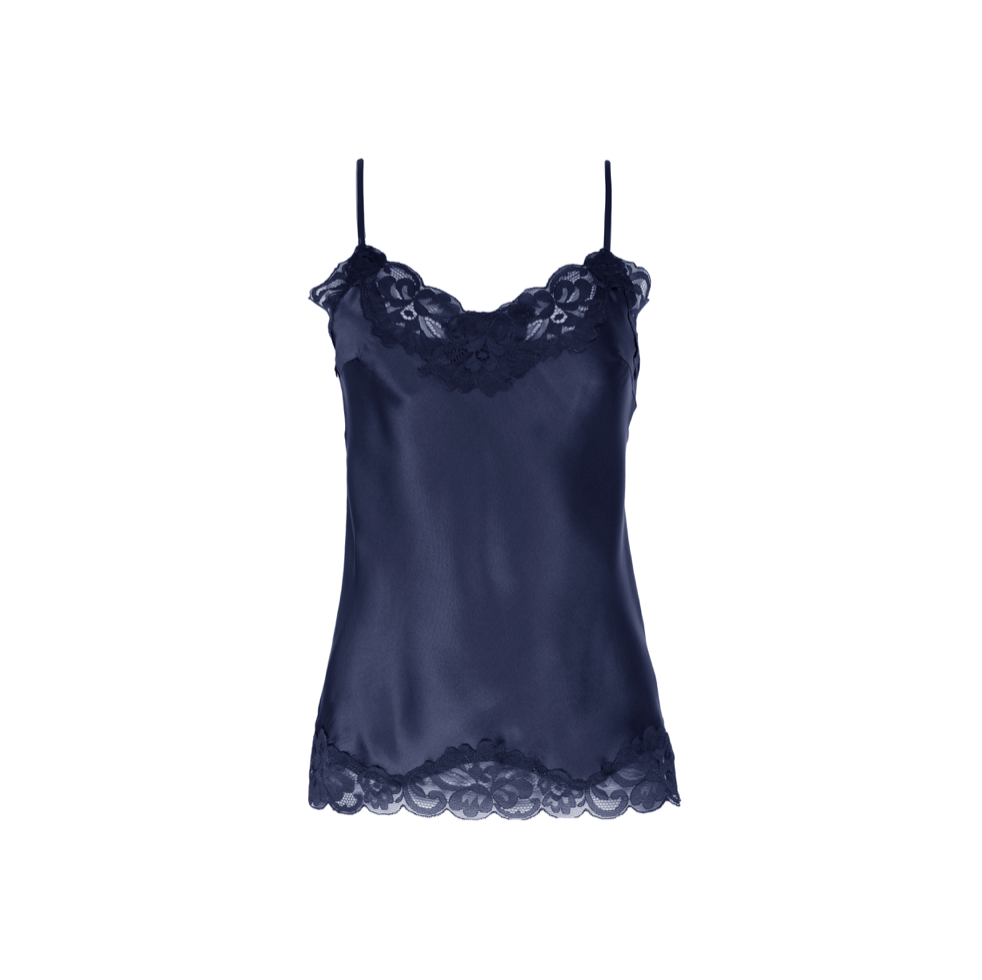 FLORAL LACE CAMI NAVY