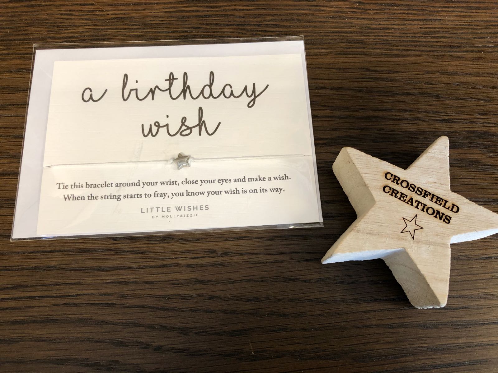 Birthday wish wish bracelet
