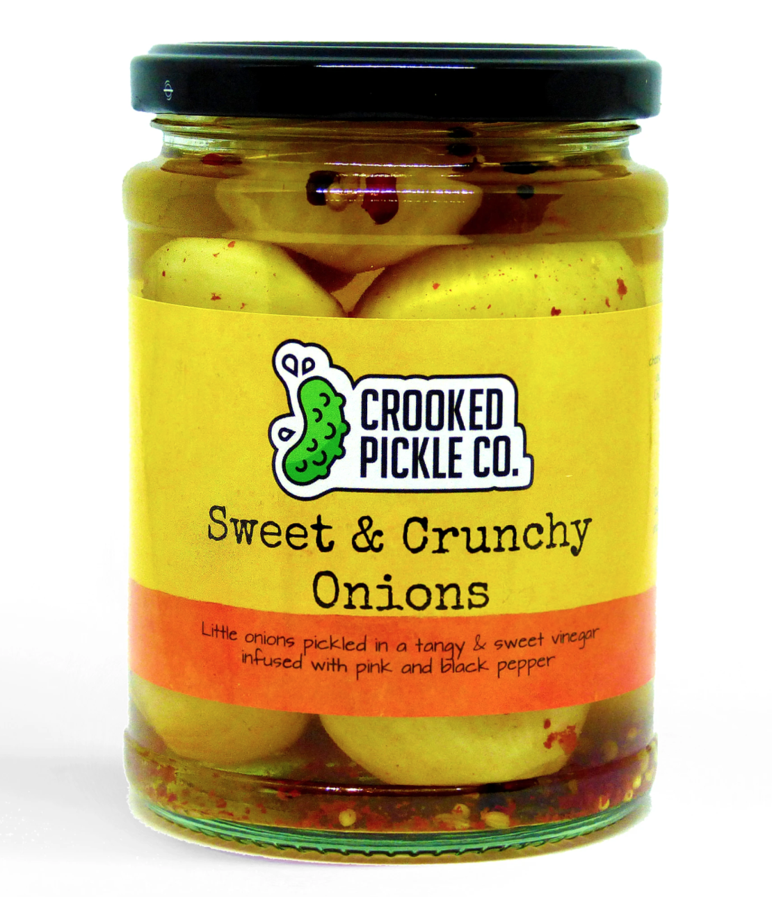Crooked Pickle Co Sweet Pickled Onions 370g