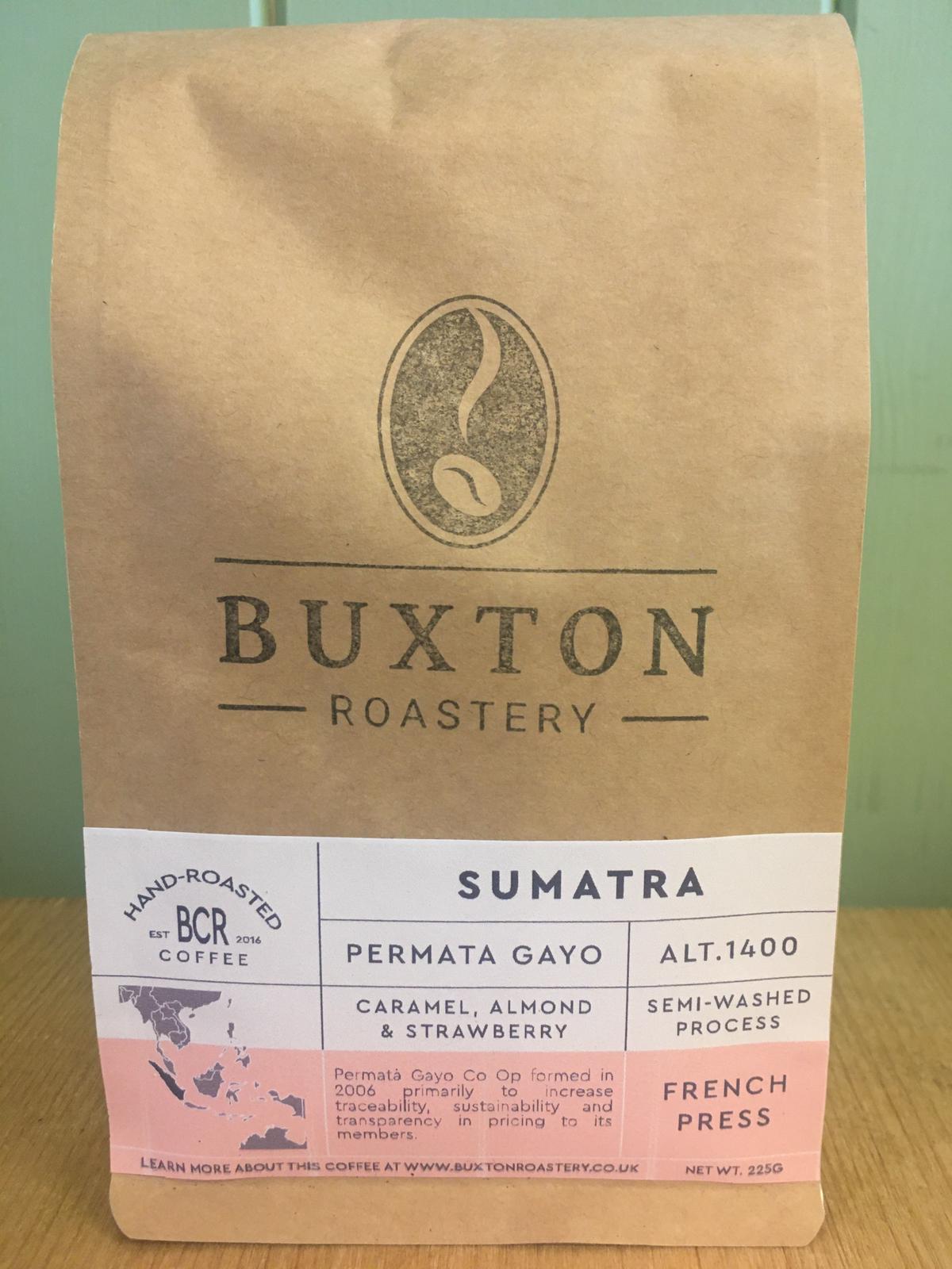 Buxton Roastery Coffee - Sumatra Permata Gayo 225g