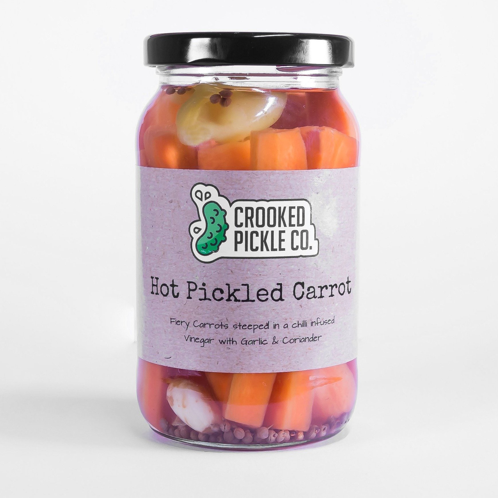 Crooked Pickle Co Hot Pickled Carrots 385g