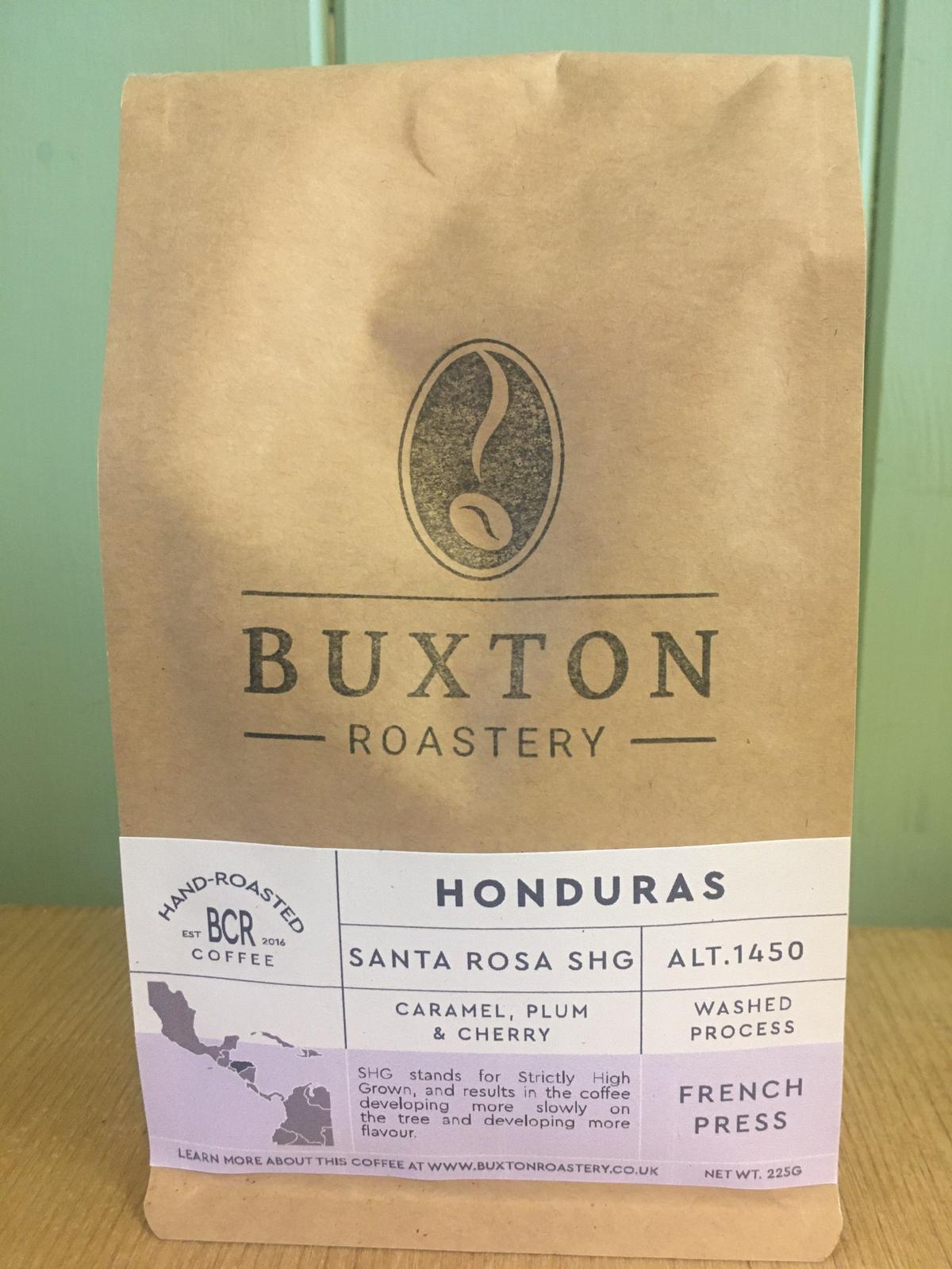 Buxton Roastery Coffee -Honduras Santa Rosa SHG 225g