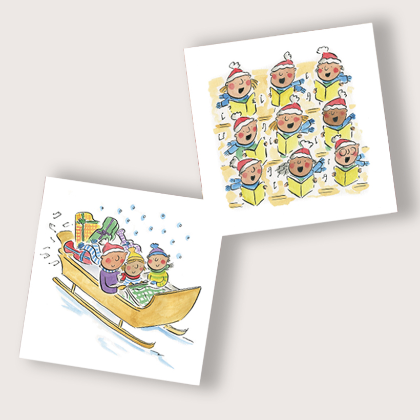 A Musical Sleigh Ride - Pack of 10 Christmas Cards