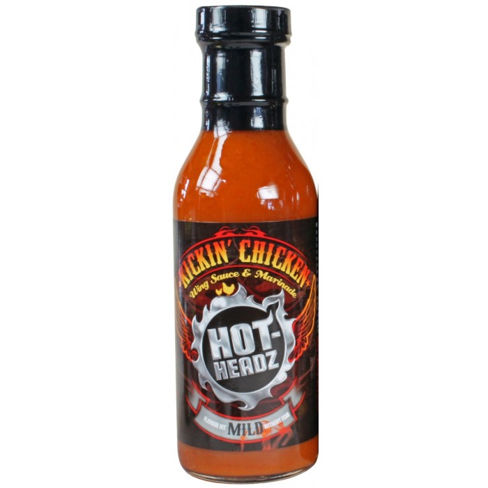 Hot-Headz! Kickin' Chicken Medium Wing Sauce w/ Smoky Chipotle