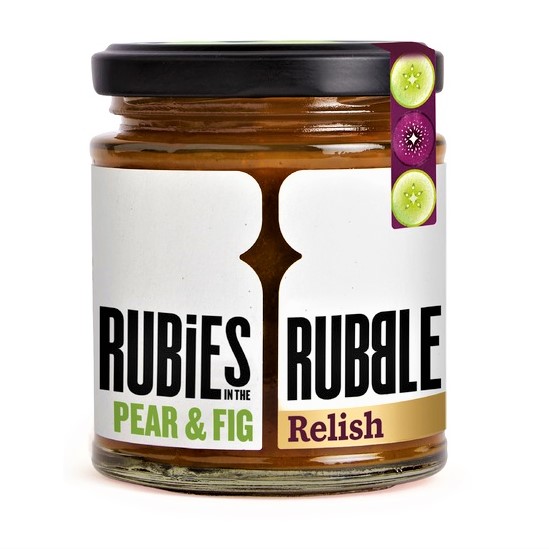 Pear & Fig Relish (210g) by Rubies in the Rubble
