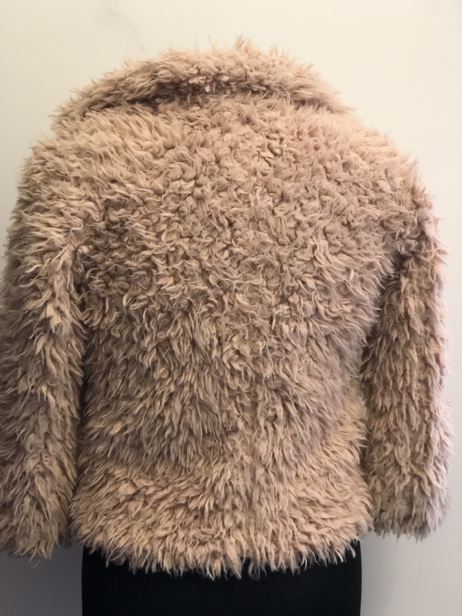 age 7 Girls Pink Furry Fluffy Jacket - Cirencester Emporium