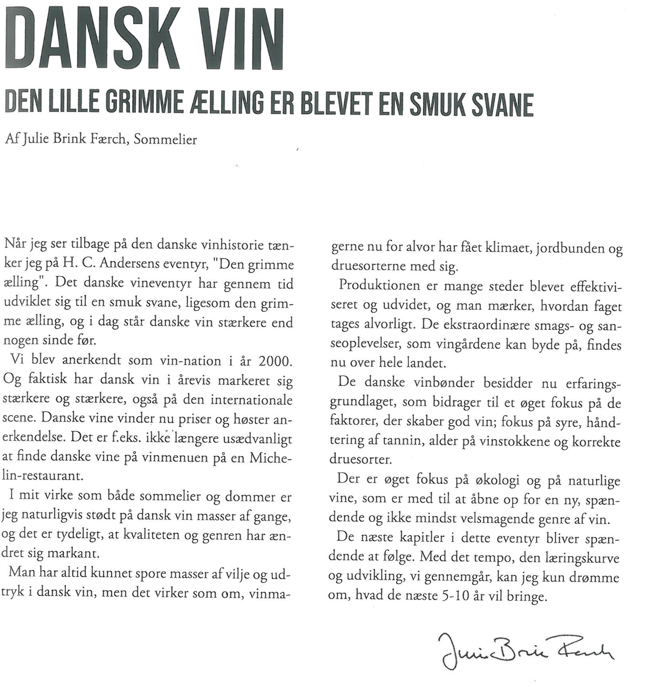 VINRUTEN i Danmark, bog, alle danske vingårde