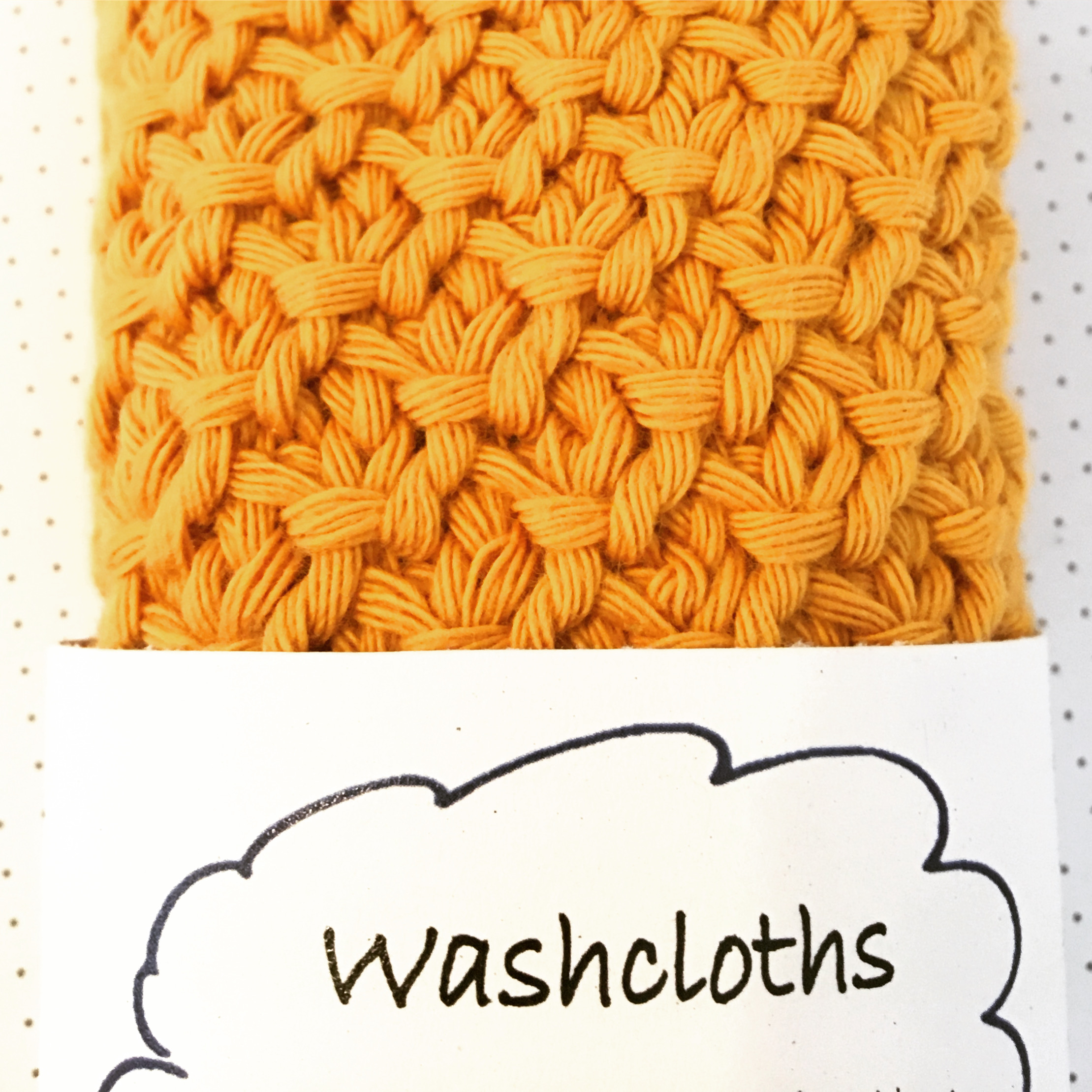 Crocheted Wash Cloth 100% cotton