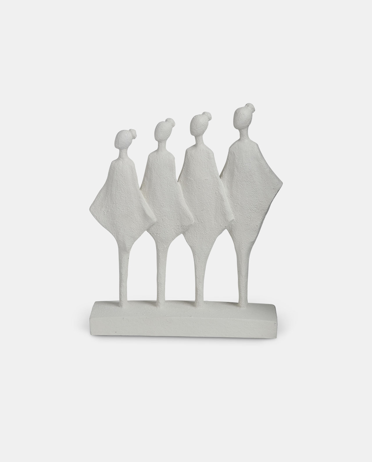 White Decorative Figurine Family