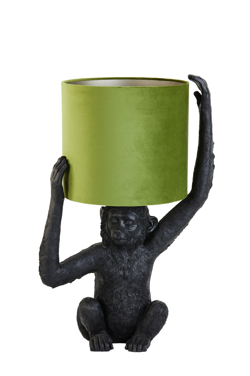 Table Lamp Sid with Olive Velvet Shade