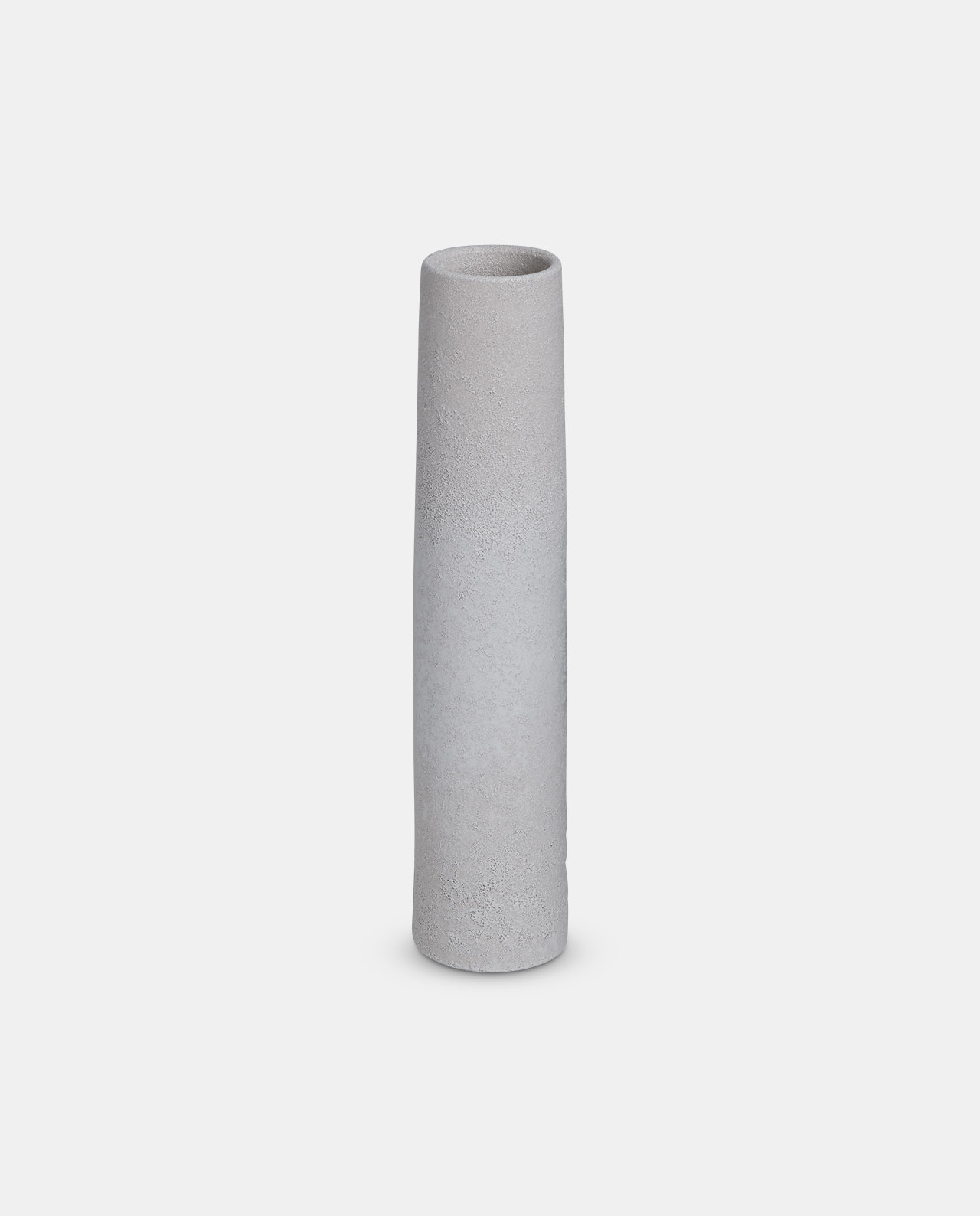 White Glazed Ceramic Vase