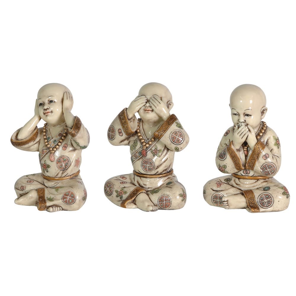 Set of 3 Buddha Boys