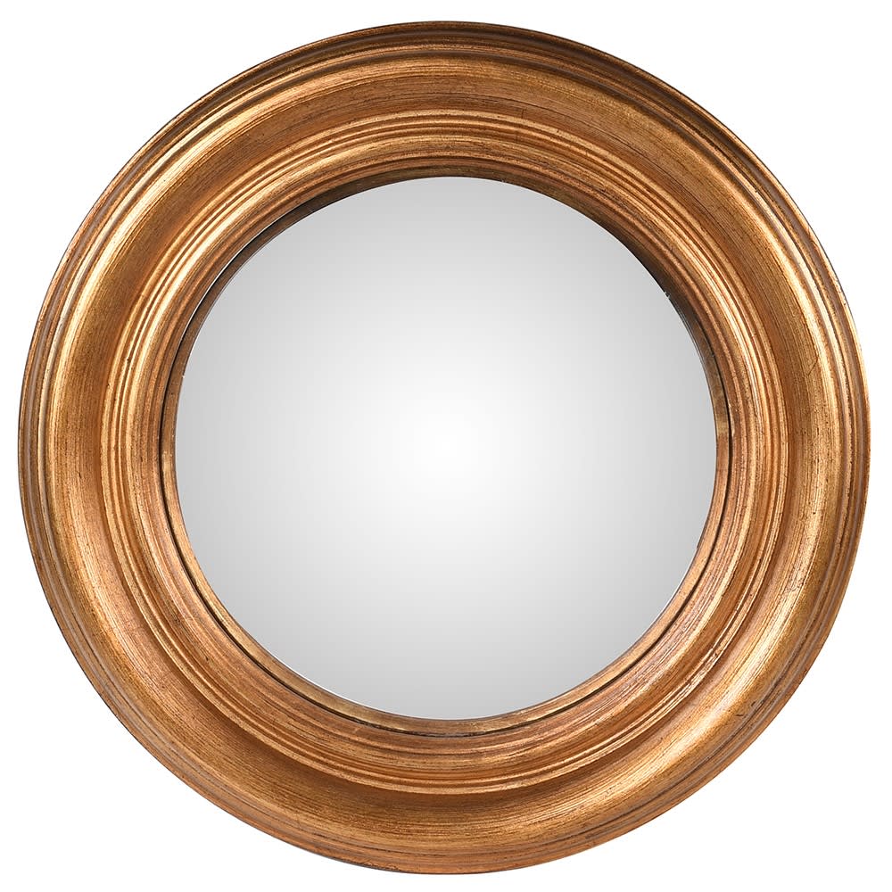 Gold Convex Mirror 