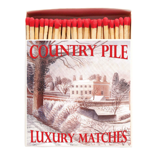 Country Pile Square Match Box