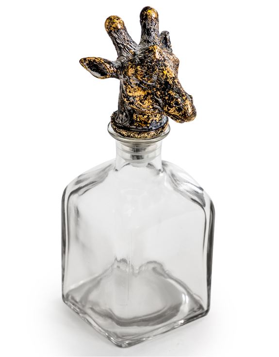 Giraffe Head Decanter Bottle