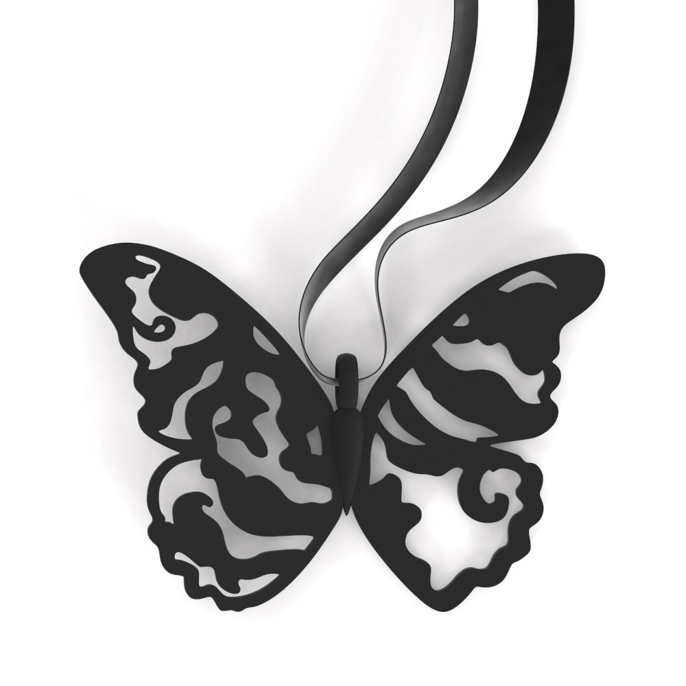 Butterfly Aurora Tattoo, pendant