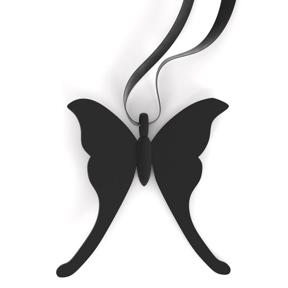 Butterfly Serafina Black, pendant